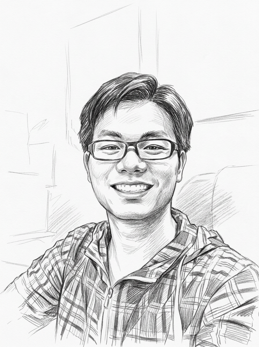 唐上永(唐生)原始素描头像
